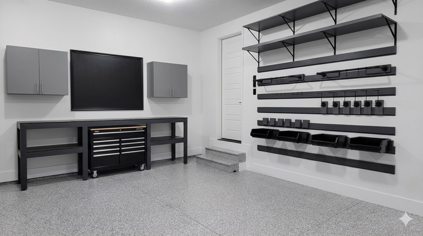 Custom garage organization system